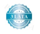 3 lata gwarancji