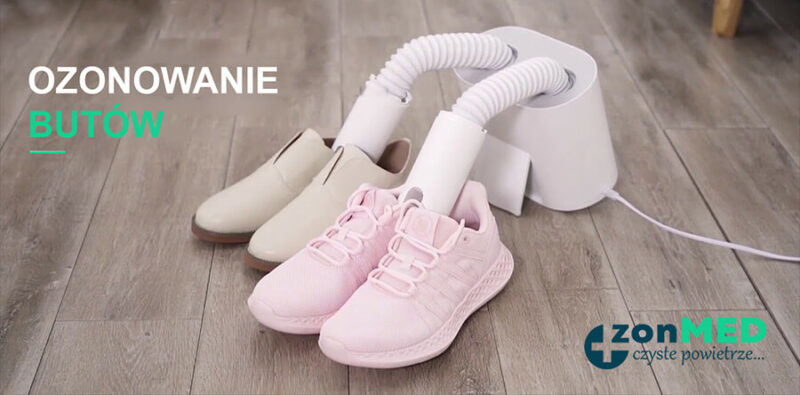 Dezynfekcja butów ozonem